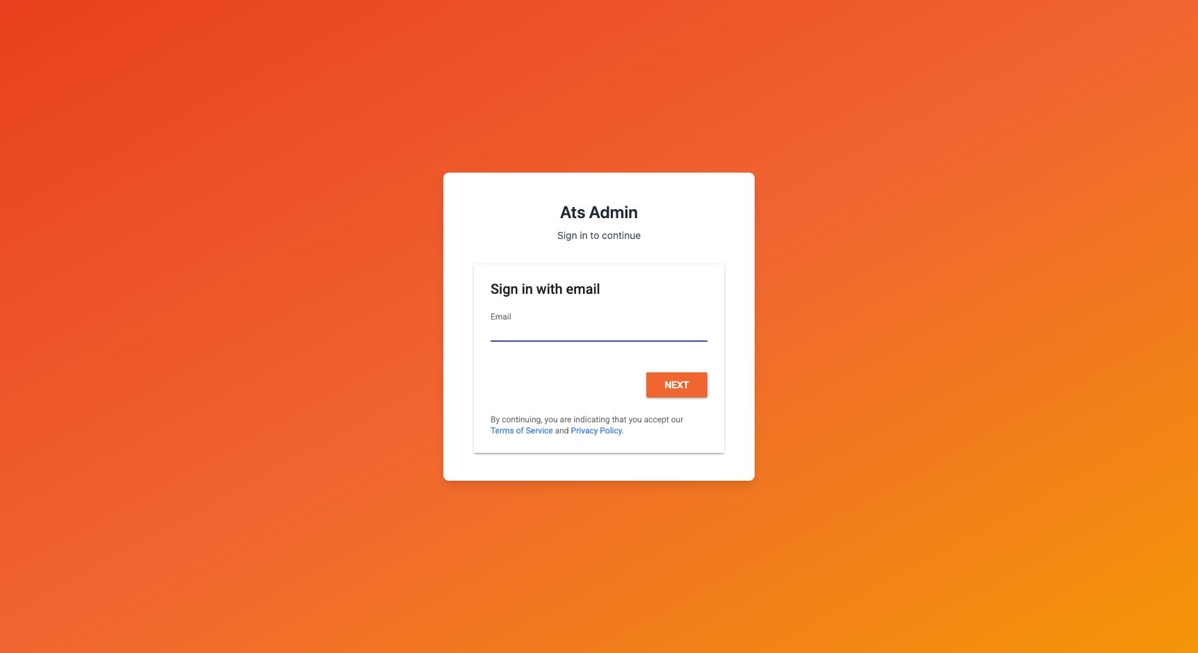 CarvOS self-service portal login page
